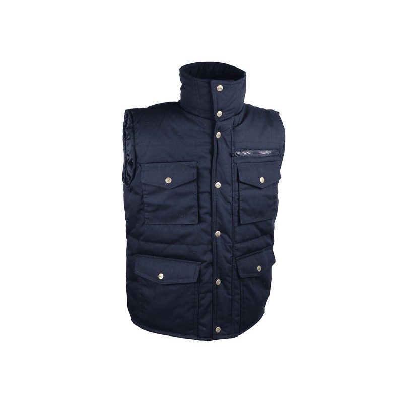 Gilet chaud Reporter Multipoches Marine