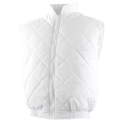 Gilet matelasse sans manches Blanc