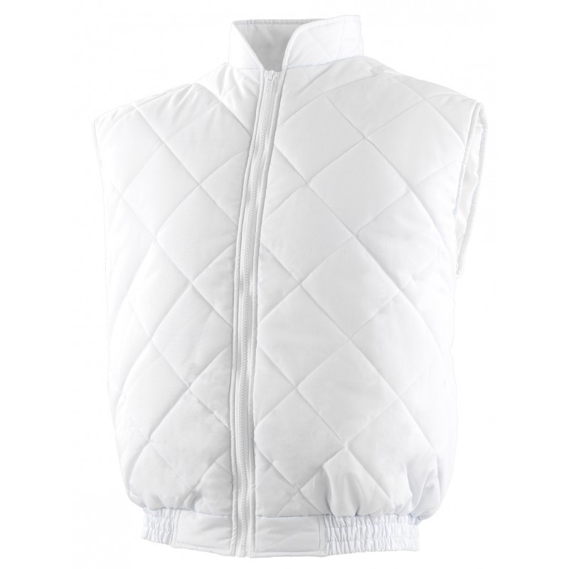 Gilet matelasse sans manches Blanc