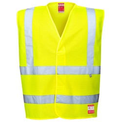 Gilet Haute Visibilité Antistatique Coloris Jaune fluo