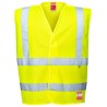 Gilet Haute Visibilité Antistatique Coloris Jaune fluo