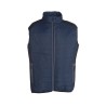 Bodywarmer bi-matière matelassé Coloris Marine et Noir