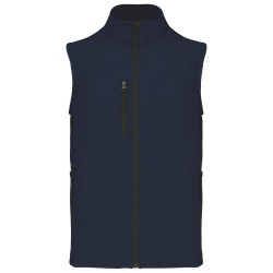 Bodywarmer softshell Homme Marine