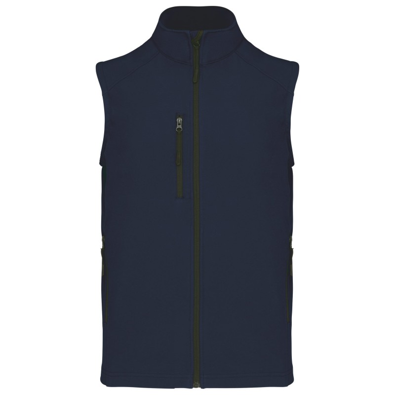 Bodywarmer softshell Homme Marine