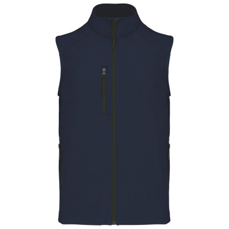 Bodywarmer softshell Homme Marine