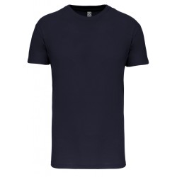 T-SHIRT BIO 150 COL ROND HOMME COLORIS MARINE