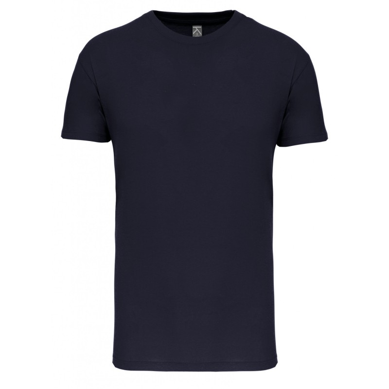 T-SHIRT BIO 150 COL ROND HOMME COLORIS MARINE