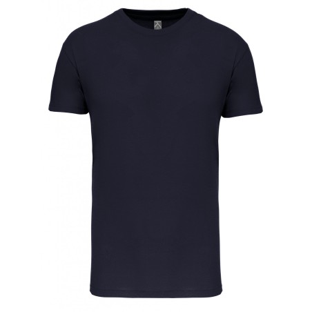 T-SHIRT BIO 150 COL ROND HOMME COLORIS MARINE