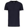 T-SHIRT BIO 150 COL ROND HOMME COLORIS MARINE