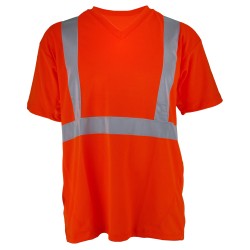 Tee-shirt SUNRISE Manches courtes Bretelles Coloris Orange fluo