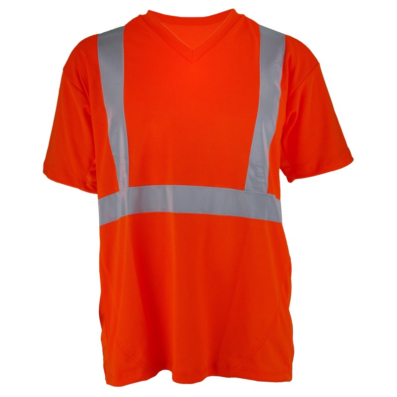 Tee-shirt SUNRISE Manches courtes Bretelles Coloris Orange fluo