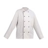 Veste cuisinier Armonia Homme Manches longues Dallas Blanc et Pied de Poule