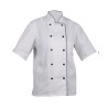 Veste cuisinier Armonia Femme MC Palace Blanc & Pied de Poule