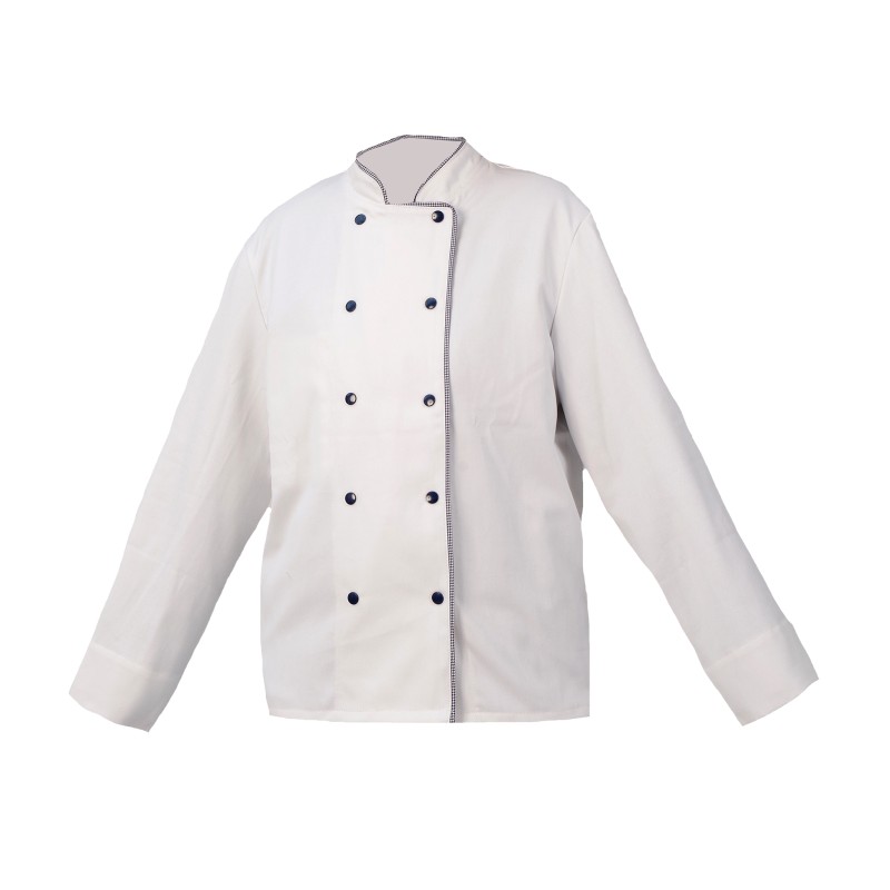 Veste cuisinier Armonia Femme Manches longues Palace Blanc et Pied de Poule
