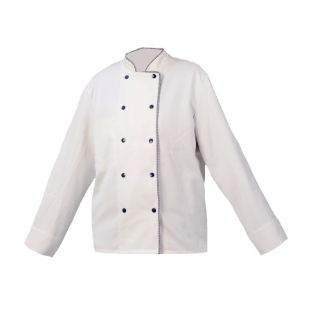 Veste cuisinier Armonia Femme Manches longues Palace Blanc et Pied de Poule