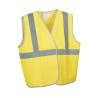 Gilet de securite 3 bandes Polyblock Jaune Fluo