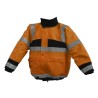 Blouson Hiver Manches Amovibles Orange Fluo Et Marine