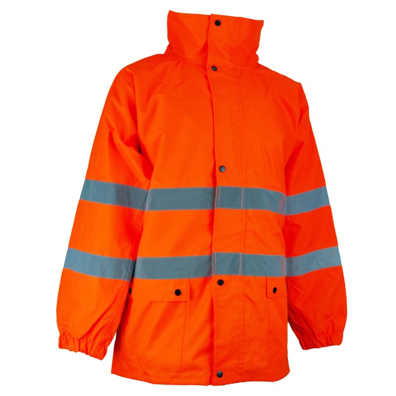 Veste de Pluie TYPHOON Tissu Softy Orange fluo Uni