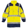 Veste de Pluie RHUNE Coloris Jaune Fluo et Marine