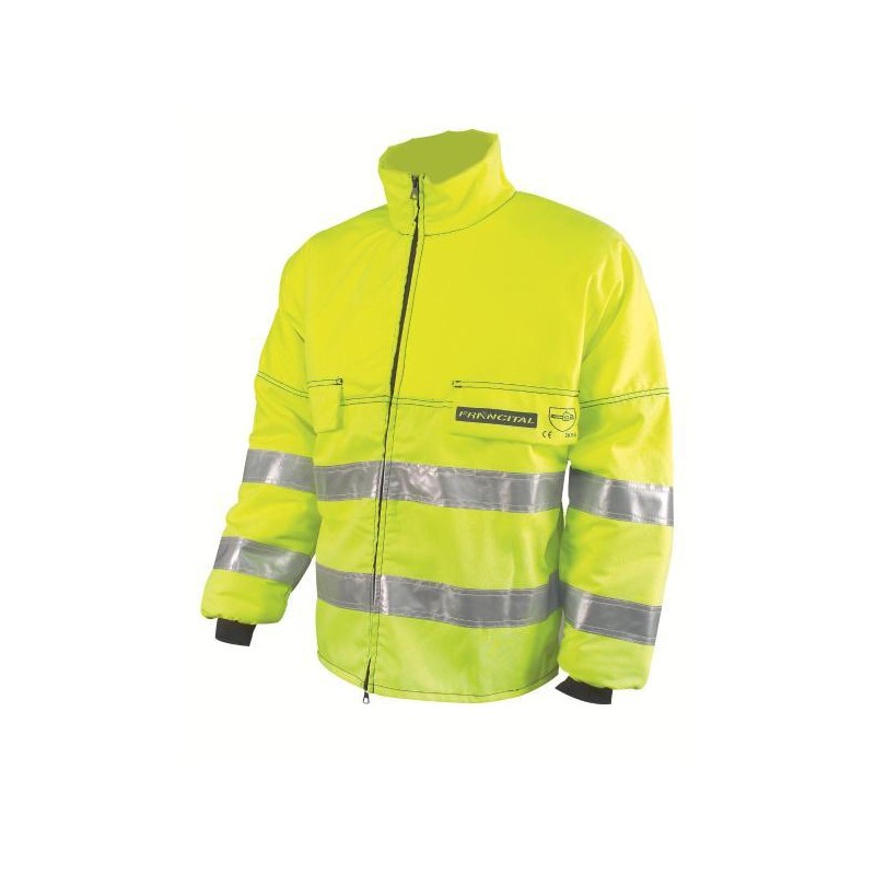 Veste de Tronconneur Haute Visibilite Coloris Jaune Fluo