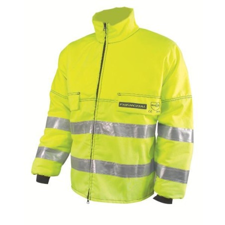 Veste de Tronconneur Haute Visibilite Coloris Jaune Fluo