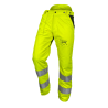 Pantalon de bucheron Haute Visibilite Coloris Jaune Fluo