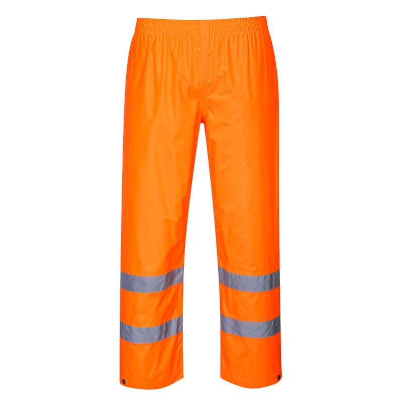 Pantalon de pluie EN471 Polyester/PVC Coloris Orange fluo