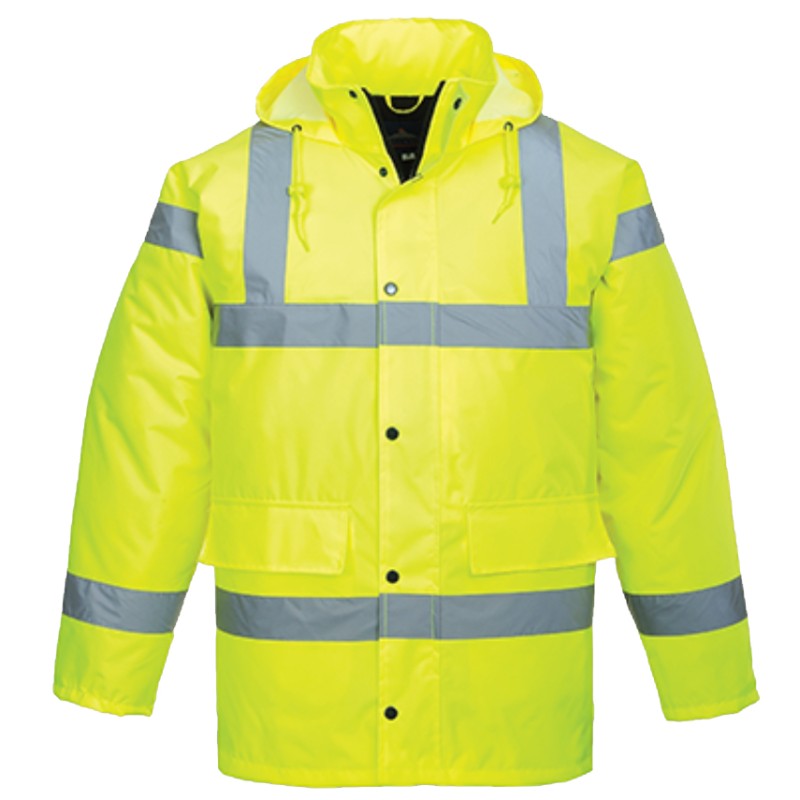 MAINT 05 - Parka Haute Visibilité Coloris Jaune Fluo