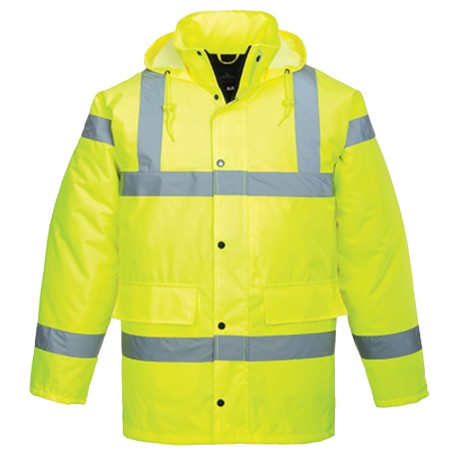 MAINT 05 - Parka Haute Visibilité Coloris Jaune Fluo