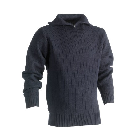 Pull Over Col Camionneur Coloris Marine