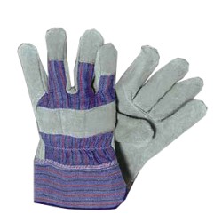 Gants paume cuir croûte bovin taille unique