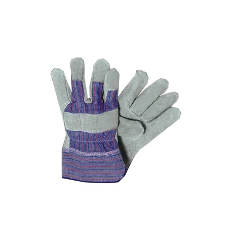 Gants paume cuir croûte bovin taille unique