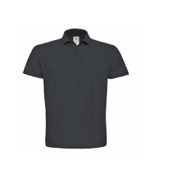 Polo manches courtes 100% coton Coloris Anthracite
