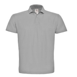 Polo manches courtes 100% coton Coloris Gris Chiné