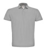 Polo manches courtes 100% coton Coloris Gris Chiné