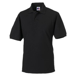 Polo manches courtes Coloris Noir lavage 60°