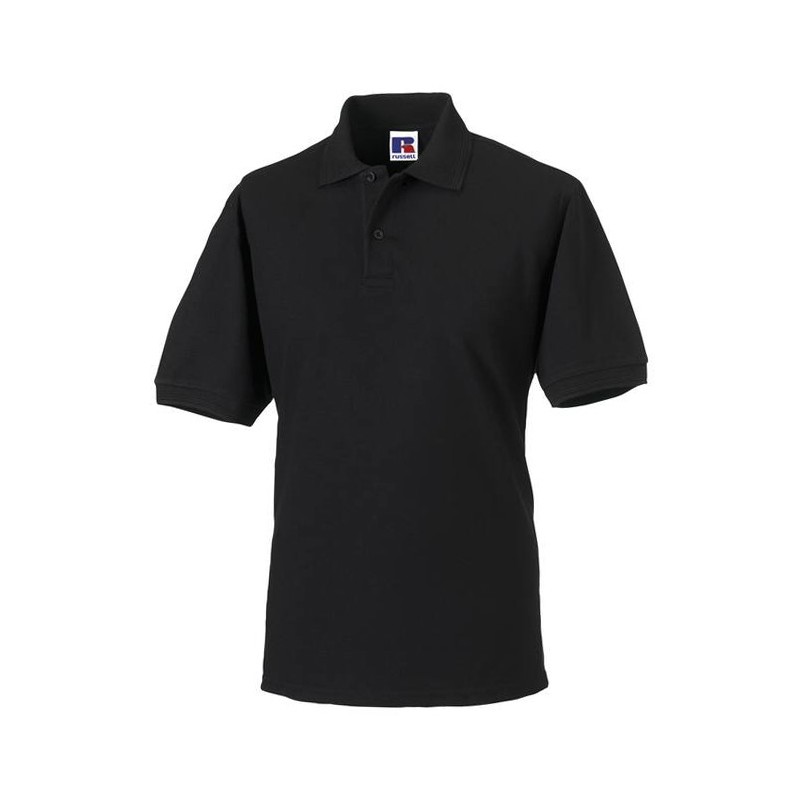 Polo manches courtes Coloris Noir lavage 60°