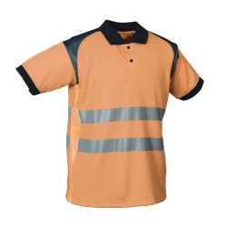 Polo SUNDRESS Coloris Orange et Marine