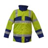 Veste de Pluie Sancy Reflexite Ref 160 Tissu Lamine Jaune fluo et Bugatti
