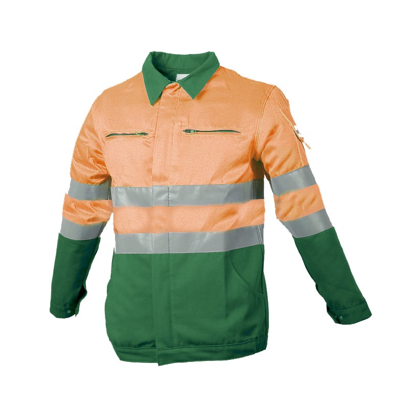 Blouson Protec II Classe II Magnum Orange et Vert Prairie