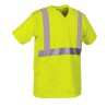 Tee-shirt SUNLIGHT Jaune fluo 1 Bande Horizontale & Bretelle
