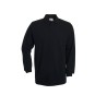 Polo classic manches longues 100% coton Noir