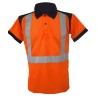 Polo Sundress Lav. Indus. Orange Fluo Et Marine