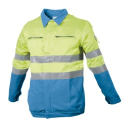 Blouson Protec II Classe II Magnum Jaune et Azur