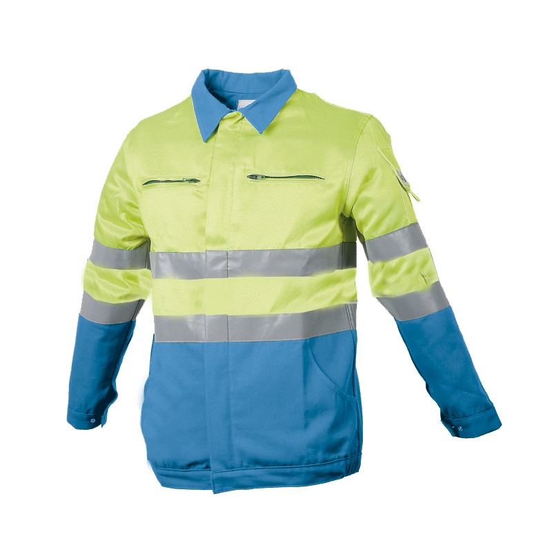 Blouson Protec II Classe II Magnum Jaune et Azur