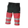 Bermuda Protec II Magnum Classe I Rouge Fluo et Noir