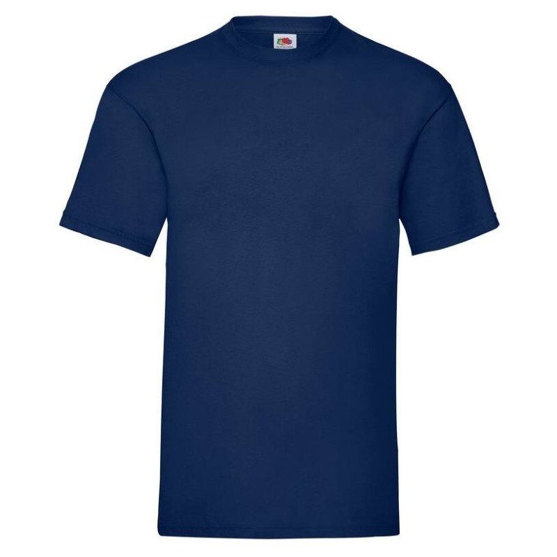 Tee-shirt classic col rond manches courtes 100% coton Coloris Marine