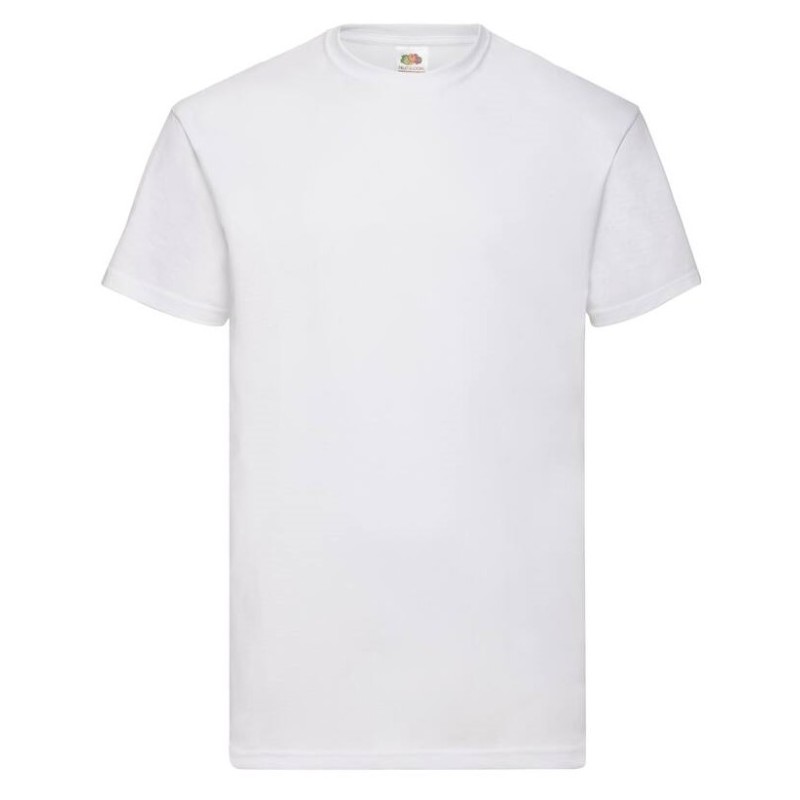 Tee-shirt classic col rond manches courtes 100% coton Coloris Blanc