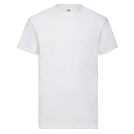 Tee-shirt classic col rond manches courtes 100% coton Coloris Blanc