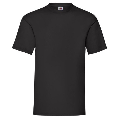 Tee-shirt classic col rond manches courtes 100% coton Coloris Noir